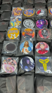 4Pcs Jesus The Last Supper Religious Metal Badge Set Button Pins for Clothing Backpacks & Hats Decorative Gift Faith Wear Brooches Collectibles
