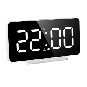 Brifit Đồng Hồ Kỹ Thuật Số 6.5 Inch Đồng Hồ Treo Tường USB Đồng Hồ Báo Thức LED Định Dạng 12/24H Với Chức Năng Báo Lại Độ Sáng Có Thể Điều Chỉnh