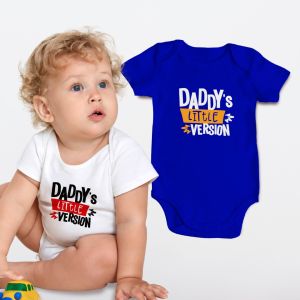 Baby Onesies PH Daddys Little Version Statement Baby Clothes 0-12 months Baby Boy Girl Cotton Bodysuit