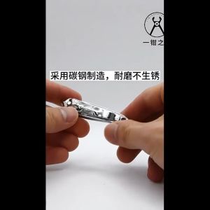 Silver Slant Edge Finger Nail Clippers Pedicure Manicure Trimmer Cutter Tool