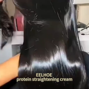 Eelhoe Protein Correcting Hair Straightening Cream Protein Straightening Cream Moisturizing Shiny And Smooth Hair Cream For Hair Care 60ml