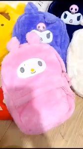 Tas Ransel Anak Sanrio Kuromi Cinnamoroll Melody Hello Kitty Tas Ransel Bulu Perempuan Karakter Sanrio Kawai