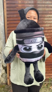 Boneka Ninja Kopi Shan Hai Jing Asing Boneka Capuccino Assasino Bahan Velboa Lembut BerSNI