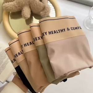 Quần Lót Nữ Thun Lạnh Bản To In Chữ Đáy Kháng Khuẩn Quần Chip Đúc Su Tàng Hình Không Đường May Mỏng Mát Ôm Dáng Xinh