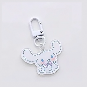Bandai | New Creative Cartoon Pendant Cute Sitting Acrylic Keychain Keychain Bag Pendant For Girlfriends Birthday Gift