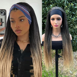 Headband Box Braids & Synthetic Wig Ombre Brown: A Guide to Stylish Hair Wigs