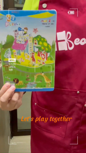 3D DIY Jigsaw Building Puzzle Paper Puzzle Art Craft Early Learning Children Educational Toys