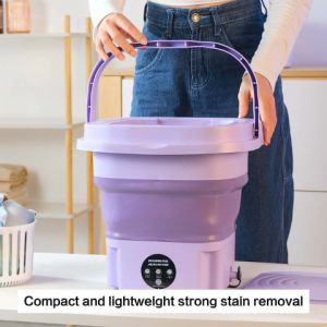 Deno Compact Portable Washing Machine 6L/8L/12L/15L with Intelligent Sterilization and Drainage Basket