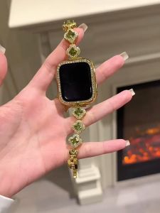 Luxury Metal Diamond Band+Case For iWatch 38 40 41 42 44 45 49mm Bracelet Strap For iWatch10 9 8 7 6