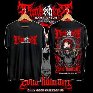 Kaos PSHT Punkshter Merah Zona Hantam Motif 2 Kaos Distro Terbaru Kekinian Bahan Cotton Combed