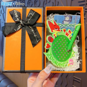 Zootopia Magnetic Absorption Steel Ball Bag Charm Couple Cute Keychain 2025 New Style Bag Accessories Animal City Drawing Board