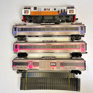 (MESIN) RANGKAIAN MAINAN MINIATUR KERETA API INDONESIA CC206 LODAYA SERIES