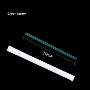 Disposable Coffee Three-Hole Three-Quality Tube Milk Tea King PLA White Lip Stick Tea Ji Degradable Stirring Straw