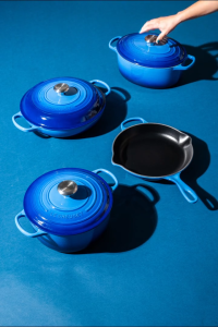 Le Creuset Cast Iron Classic Round French Oven - Azure Blue