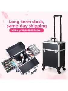Professional Rolling Makeup Case Organizer