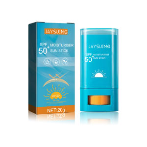 Jaysuing Moisturiser Sun Stick Body Face Sunblock Stick Whitening Brightening UV Protective Anti Oxidant Oil-Control Waterproof Isolation Sunblock Stick Refreshing SPF50+ Summer Skin Care 20g