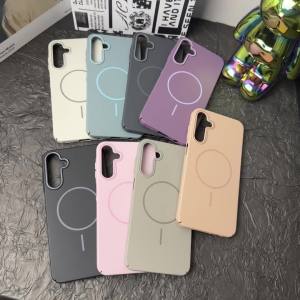 ใช้ได้กับเคสศัพท์ Samsung S25+ S25 Ultra S25Ultra S25Edge S24Ultra S24 Ultra S24+ S24FE เคสแม่เหล็กดูดแบบฟรอสต์ที่ให้ความรู้สึกเหมือนผิว PC เคสกันกระแทกป้องกันรอยนิ้วมือ Super Blog