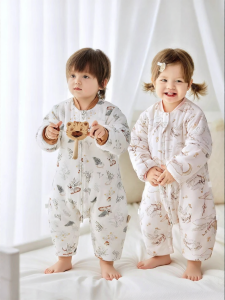 lovemami | Fall Winter Anti-startle Split-leg Baby Sleep Sack Silk
