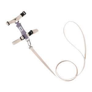 ชุดอานและสายรั้งแมวน้ำหนักเบาสายรัดหน้าอกลูกแมวปรับได้ทนทานเชือกจูงพร้อมที่จับนุ่มสำหรับสัตว์เลี้ยงกลางแจ้ง