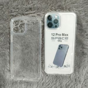 Silikon iPhone 12 Pro Max Softcase Casing Selikon Case Clear Bening Terasnparan