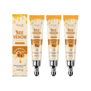 Hoygi Bee Venom Firming Anti Wrinkle Eye Cream ยืดหยุ่น Hydration ยกกระชับผิวแก้ไขริ้วรอย Fine Lines เซรั่มธรรมชาติ