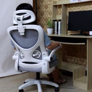 3D Adjustable Home Office Chair Gaming Chairs flexible Headrest Neck and Lumbar Support Ergonomic Meeting Chair Computer Chair Can Recline Kerusi Pejabat Rumah 电竞办公椅