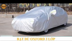 Bạt Phủ Ô Tô Xe Hơi Vải Dù Oxford Tráng Nhôm Cách Nhiệt Cao Cấp Chống Nắng Mưa Bụi Cho Xe 4 5 7 chỗ Xe Bán Tải