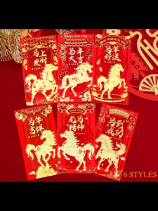 Packets AngPao Red Envelopes 2026 Lunar Year Red Pocket AngPao Lucky Money Envelopes