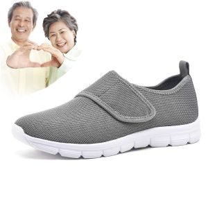 Lesvago 2024 Summer breathable walking shoes for the elderly with wide feet large foot bones and swollen feet. Mens or womens walking shoes are lightweight and non slip