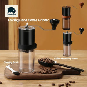 Manual Coffee Grinder Machine Grinding Home Outdoors Travel Hand Crank Portable Coffee Grinder Adjustable Bean Grinder withbrush