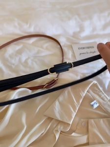 BorntoBelt Gamora Collection เข็มขัดหนัง PU แบบเล็ก สไตล์เรียบหรู ใสกับเดรส ไม่ต้องเจาะรู