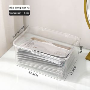 YOUKAMAN | Hộp Lưu Trữ Acrylic Trong Suốt Có Nắp Chống Bụi
