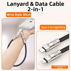 YINGYUE | Multi-Function Phone Lanyard with Charging Cable for Women