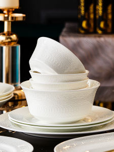 YICHEN | Luxury New Year Underglaze Ceramic Bowl Jingdezhen Rice Bowl