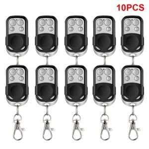 1/5/10PCS 433MHZ 4 Buttons Clone Fixed Learning Rolling Code Universal Garage Door Opener Remote Control Duplicator Garage