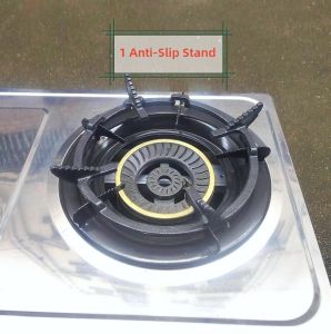 Stainless Steel Windproof Board Outdoor Gas Stove Anti-slip Frame Heat Insulation Board for Gas And Coal Users Cooking Tools