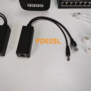Gigabit 1000Mbps Standard PoE Splitter 48V to 12V isolated PoE power supply module