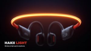 HAKII LIGHT LED WIRELESS SPORTS BONE CONDUCTION HEADPHONES 32G