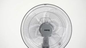 AIKO พัดลมสไลด์ 16 นิ้ว รุ่น AK-D401 สีเทา/สีดำ ใบพัดพลาสติกใส พัดลมตั้งพื้น พัดลมยึดคอ มีเทอร์โมฟิวส์ มอก.934-2558