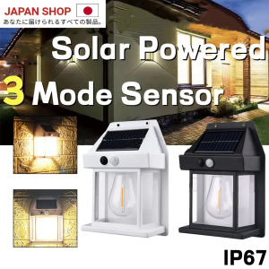 Solar lights outdoor waterproof Wall Lamps Tungsten Lights with solar panel automatic motion sensing lamps bulb indoor modern design led original for garden decorative lighting deco street light solar power lamp post nordic vintage night hanging light