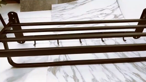 304 Stainless Steel  Wall-Mounted Hanging Rack Towel Rack Bathroom Storage Rack