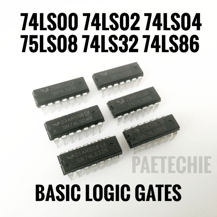 1pc IC 74LS00 74LS02 74LS04 74LS08 74LS32 74LS86 Low Power Schottky ...