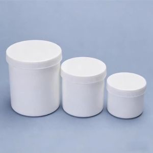 Food Grade PP Plastic Jar with Screw Lid 250ml/500ml/1000ml Sealed Storage Container Refillable Cosmetic Pot for Cream Powder