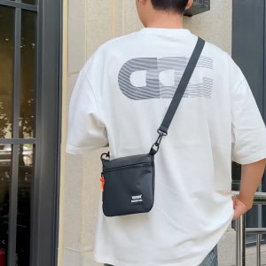 MENSPE Mini Shoulder Bag Mens Crossbody Bag Waterproof Film Bag Sports Bag Casual Bag Street Bag Phone Bag Messenger Bag Versatile Fashion Travel Bag Business Bag