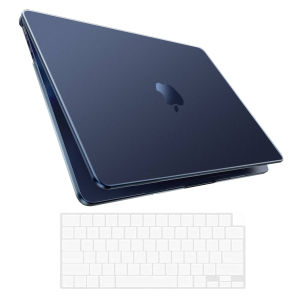 สำหรับแล็ปท็อปสำหรับแมคบุคแอร์ 13 นิ้ว M4 กรณี 2025 สำหรับแมคบุคแอร์ 13 M3 M2 2024-2022 ฝาครอบบางเฉียบ Matte + แป้นพิมพ์