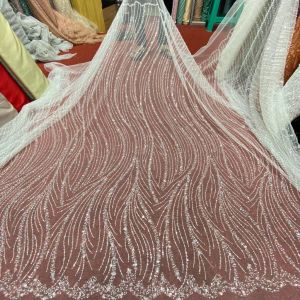 Bahan Kain Tile Full Payet Korea Model New Akar