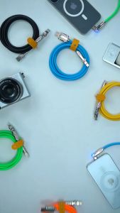 NEWTEC สายชาร์จเร็ว120W 6A Super Fast Charge Cableสายชาร์จType-Cสายชาร์จเร็วมากiPhoneสายเคเบิลข้อมูล หมุนได้180°สําหรับHuawei Xiaomi iPhone vivoฯA94