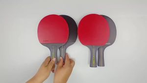 5/6 Star Table Tennis Racket 1PCS Professional Ping Pong Racket Rubber table tennis racket High elasticity rubber 7-story pure