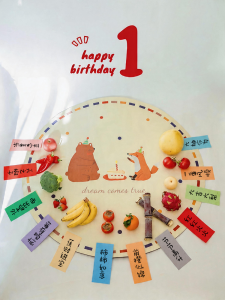 XIHUDIE | Clever Gate Ins Style Birthday Decoration Bunting