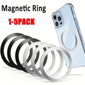 Universal Magnetic Metal Plate Sticker Rings For Magsafe Wireless Charger Phone Holder Iron Sheet For iPhone Samsung Huawei Poco